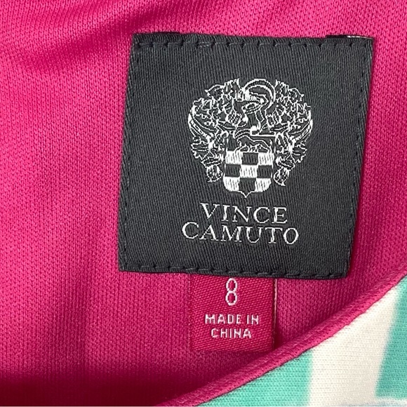 Vince Camuto Floral Abstract Knit Dress - Picture 10 of 11